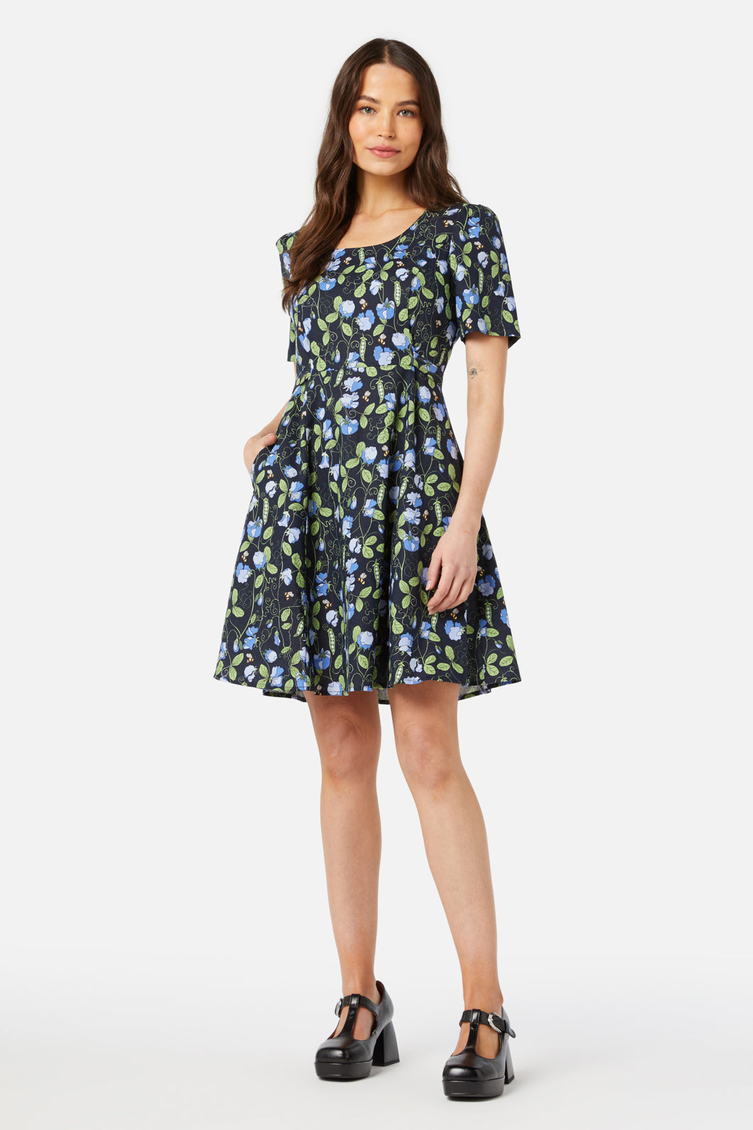 Princess Highway - Sweet Pea Mini Dress - navy