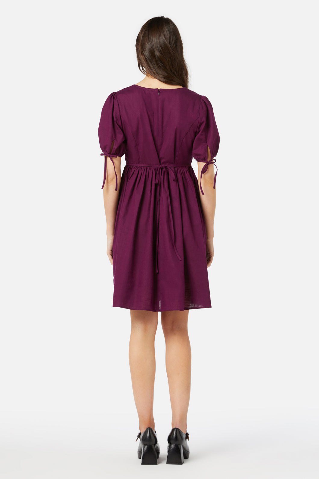 Princess Highway - Sweetie Emb Dress - plum