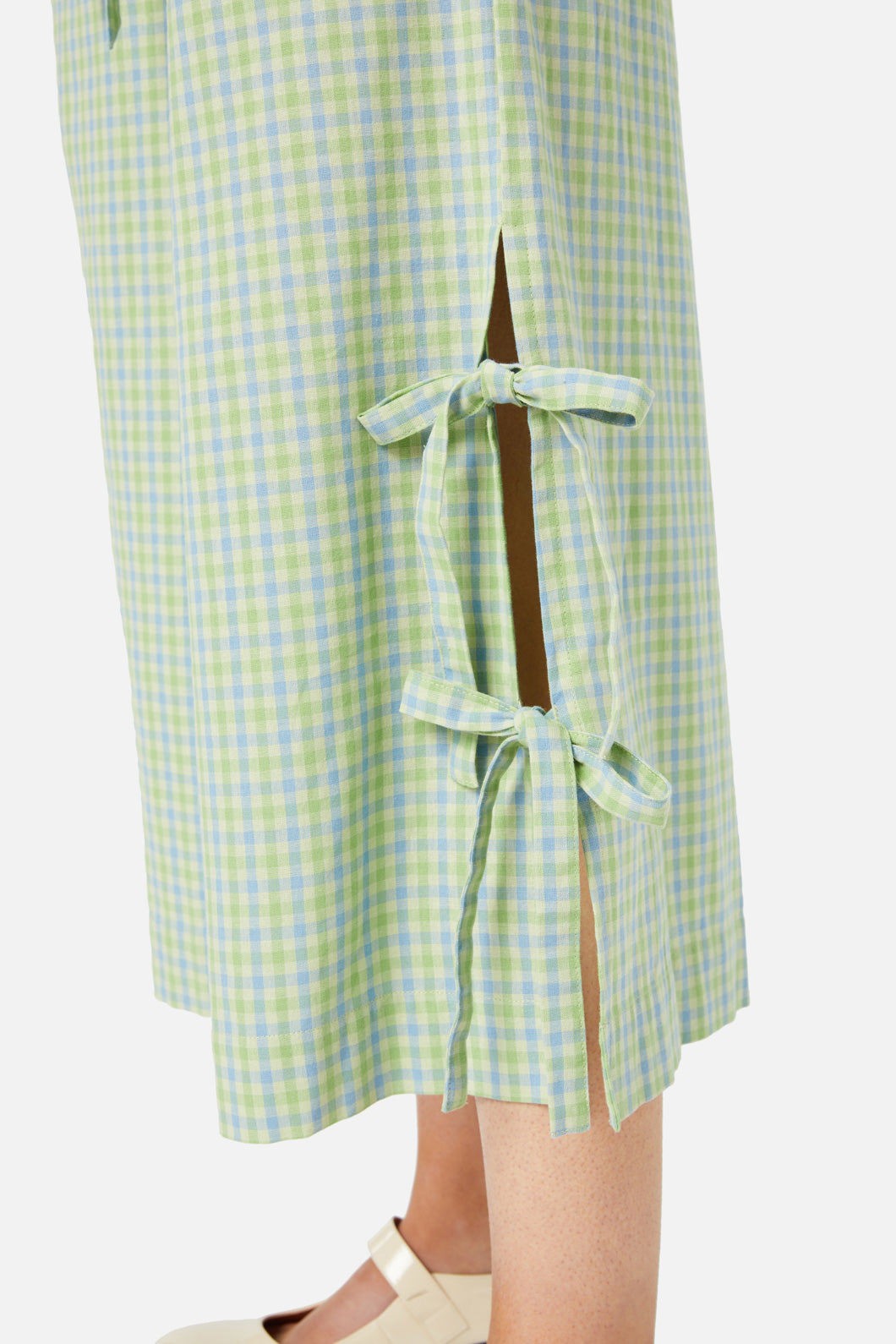 Princess Highway - Spring Check Skort - green