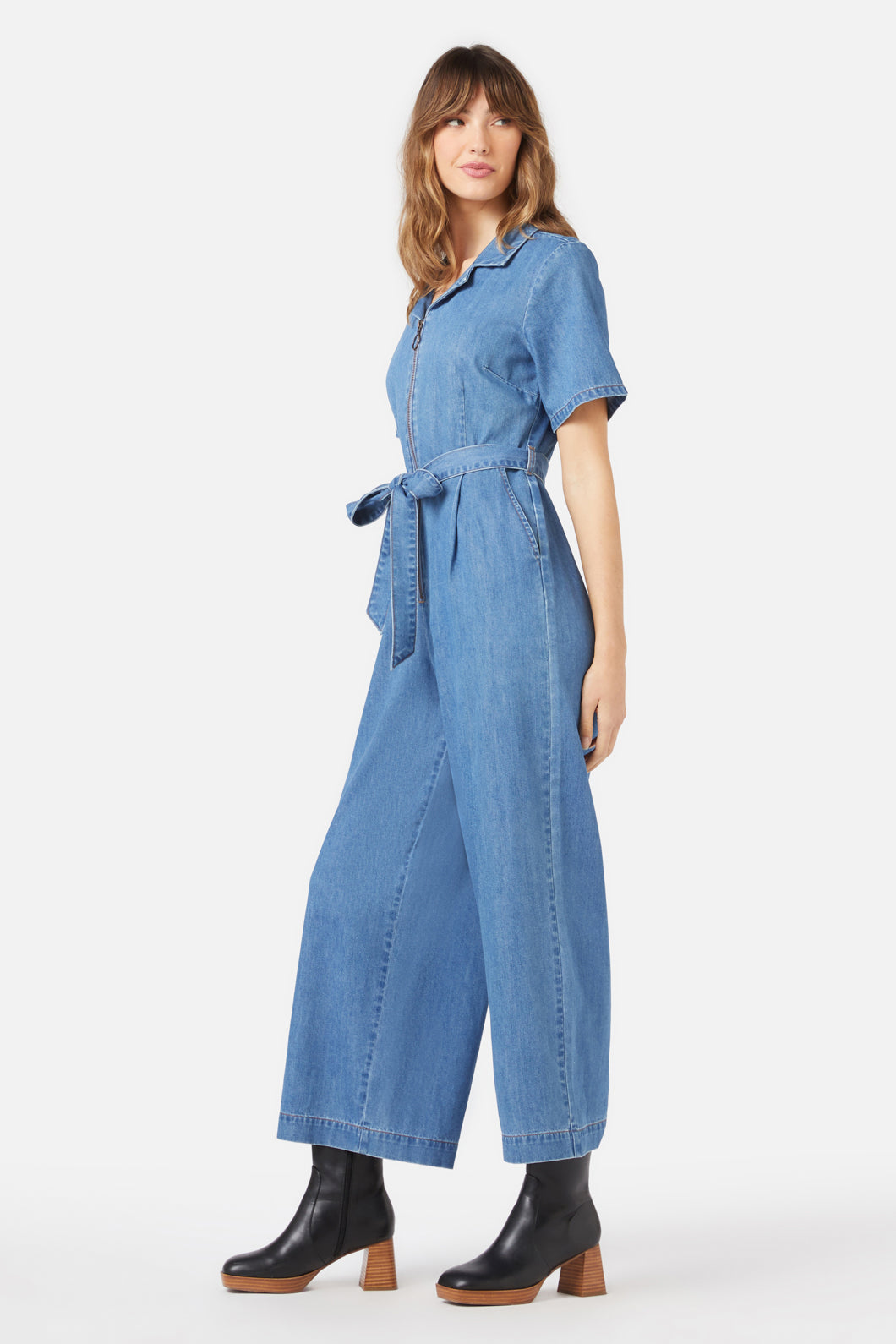 Princess Highway - Olympia Jumpsuit - mid-denim