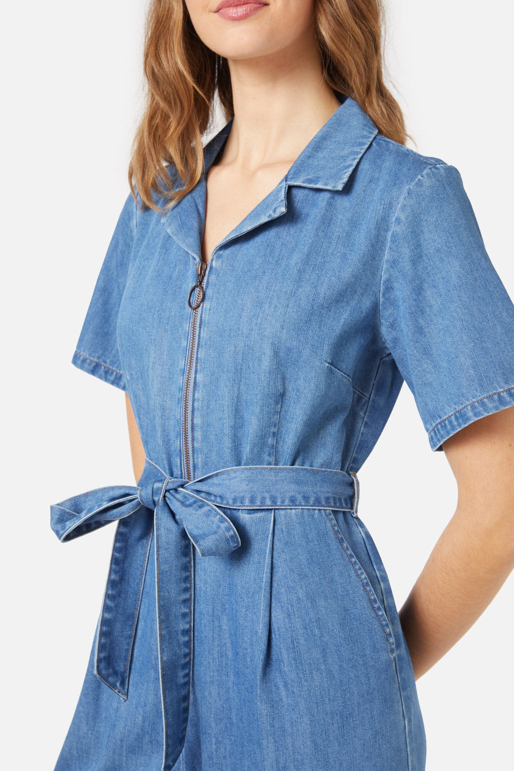 Princess Highway - Olympia Jumpsuit - mid-denim