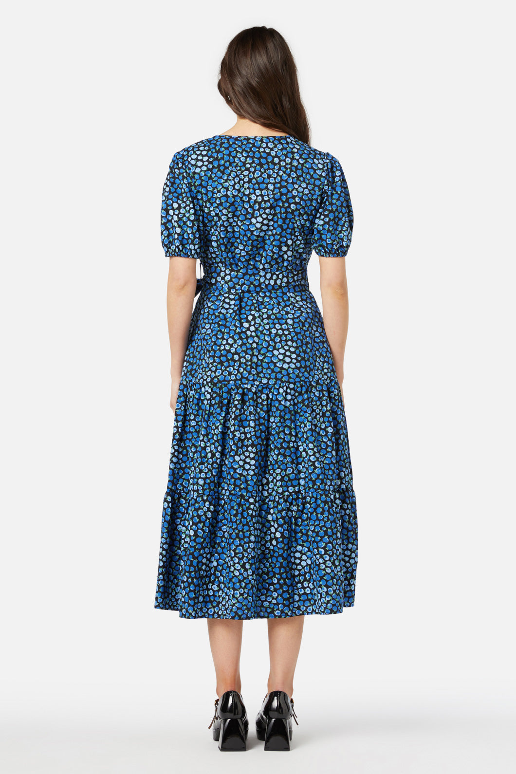 Princess Highway - Bessie Midi Wrap Dress - blue