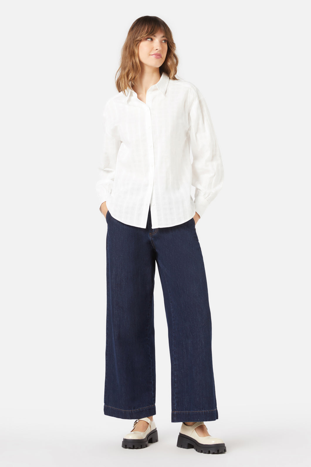 Princess Highway - Ivory Blouse - white