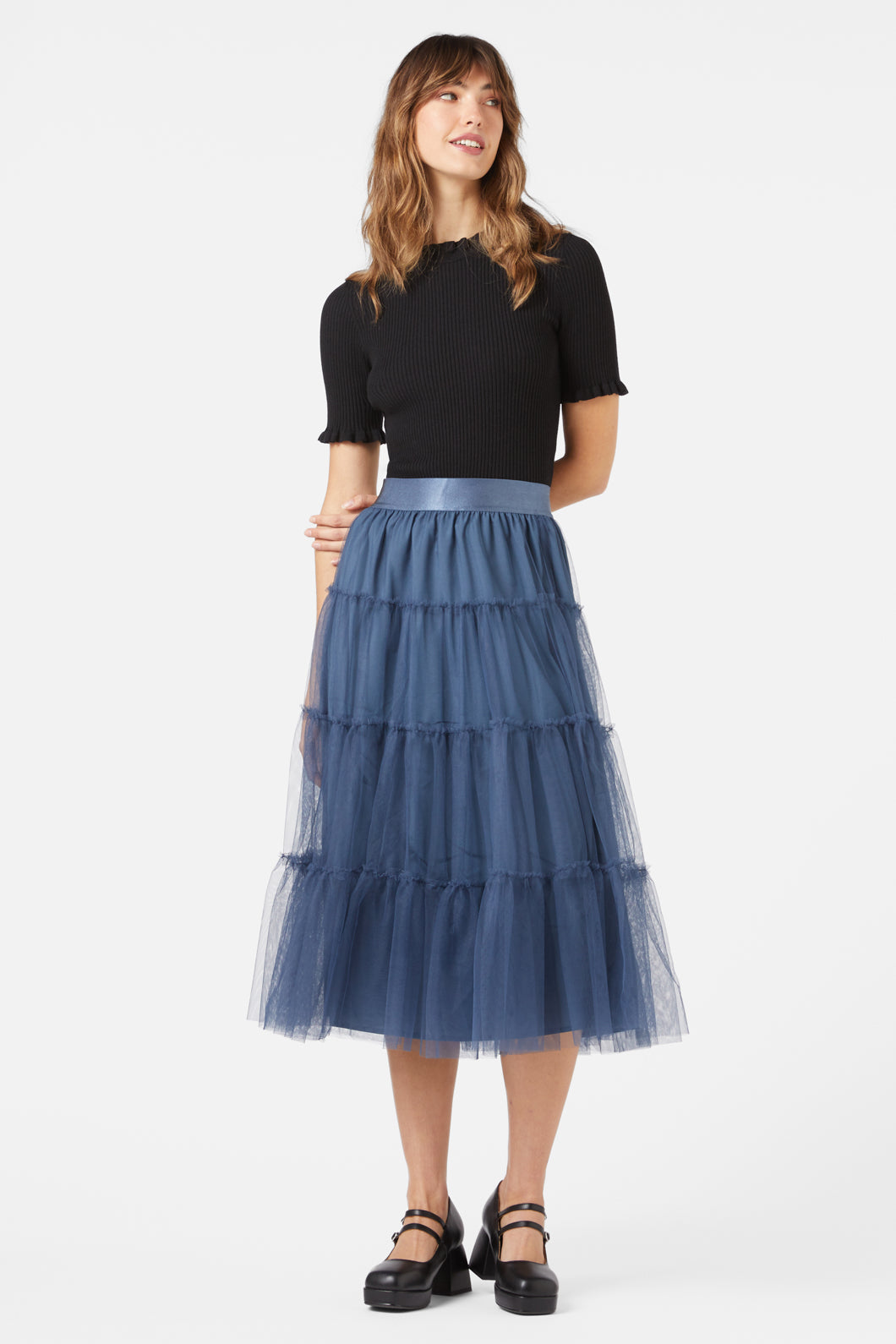 Princess Highway - Vera Tulle Skirt - midnight