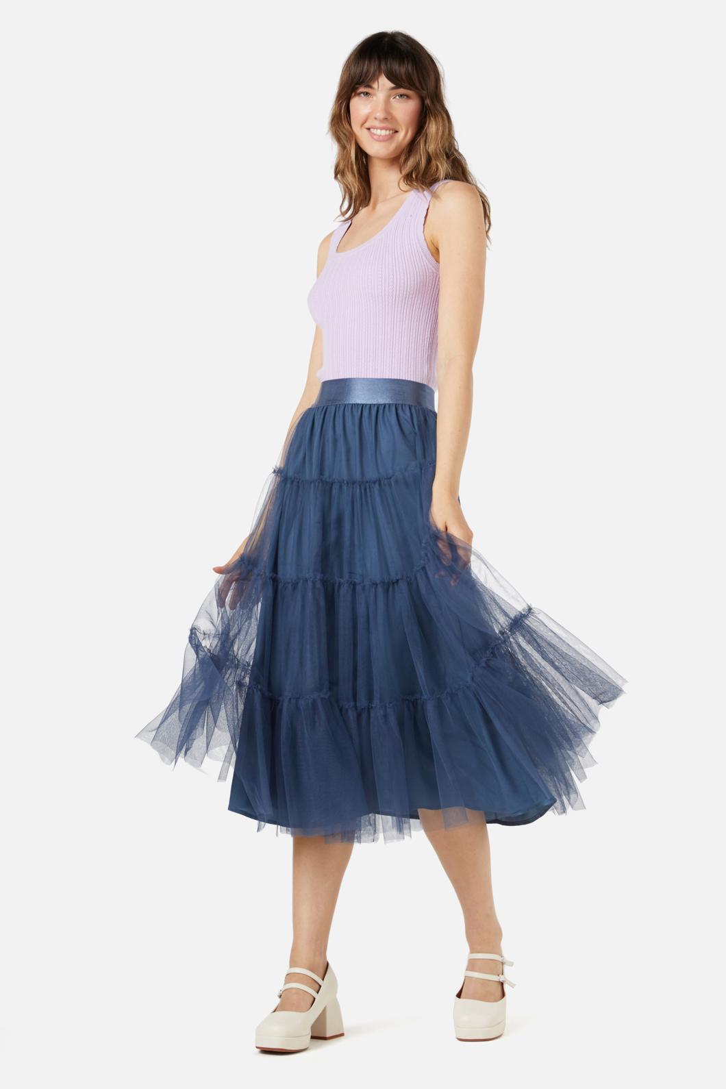 Princess Highway - Vera Tulle Skirt - midnight