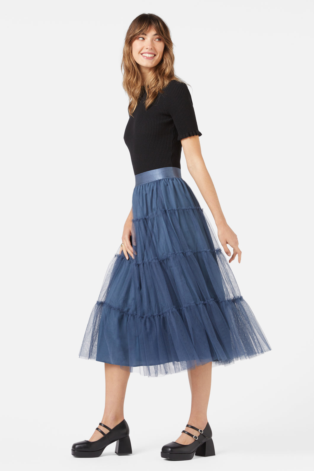 Princess Highway - Vera Tulle Skirt - midnight