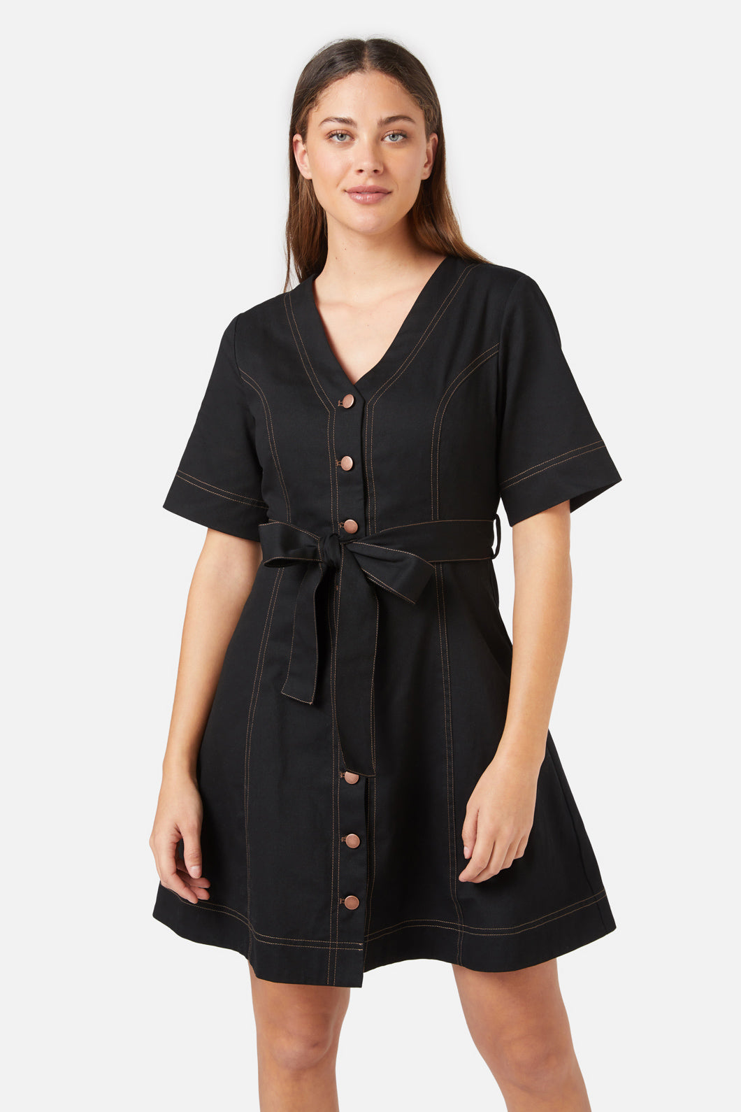 Tiana Embellished Mini Dress - Pink main image 1