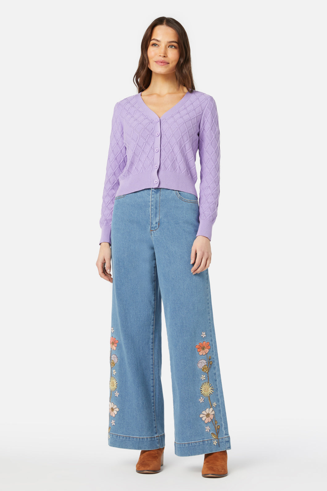 Princess Highway - Clea Cardi - lilac