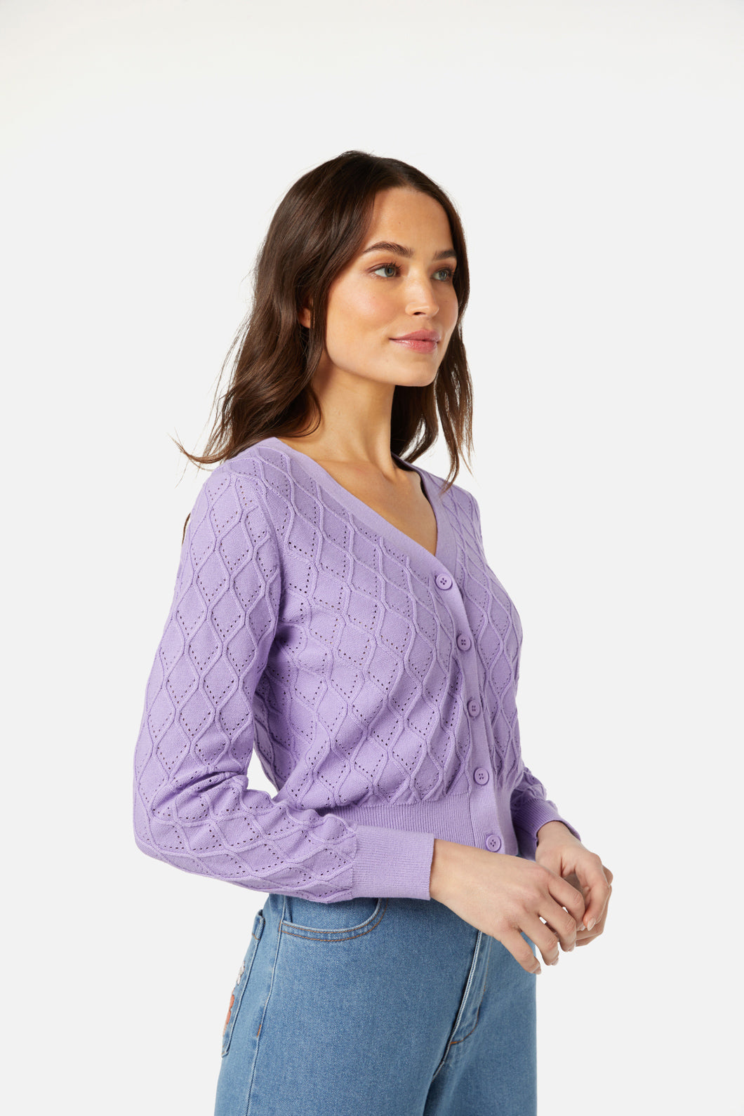 Princess Highway - Clea Cardi - lilac
