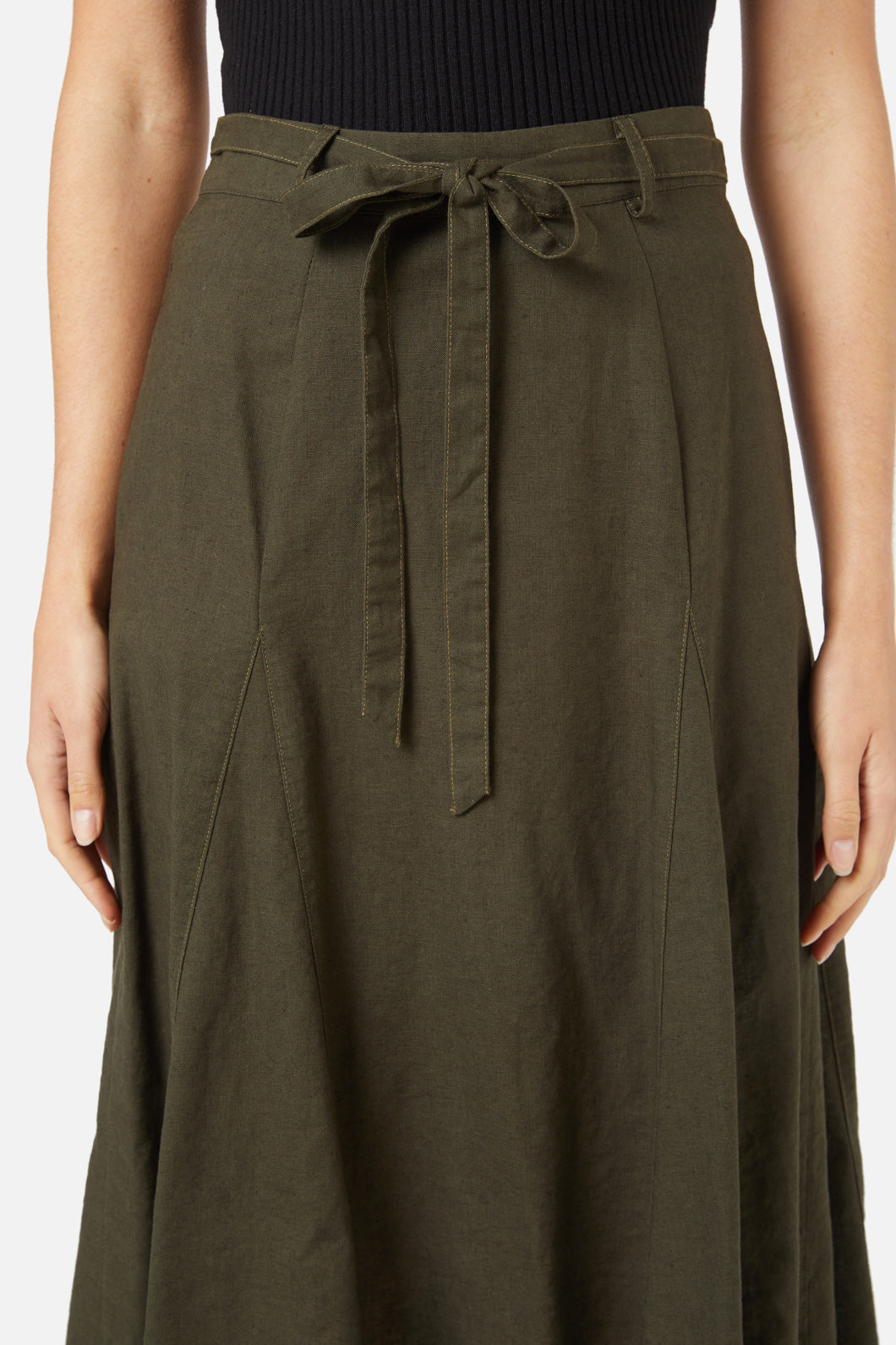 Princess Highway - Loretta Midi Skirt - olive
