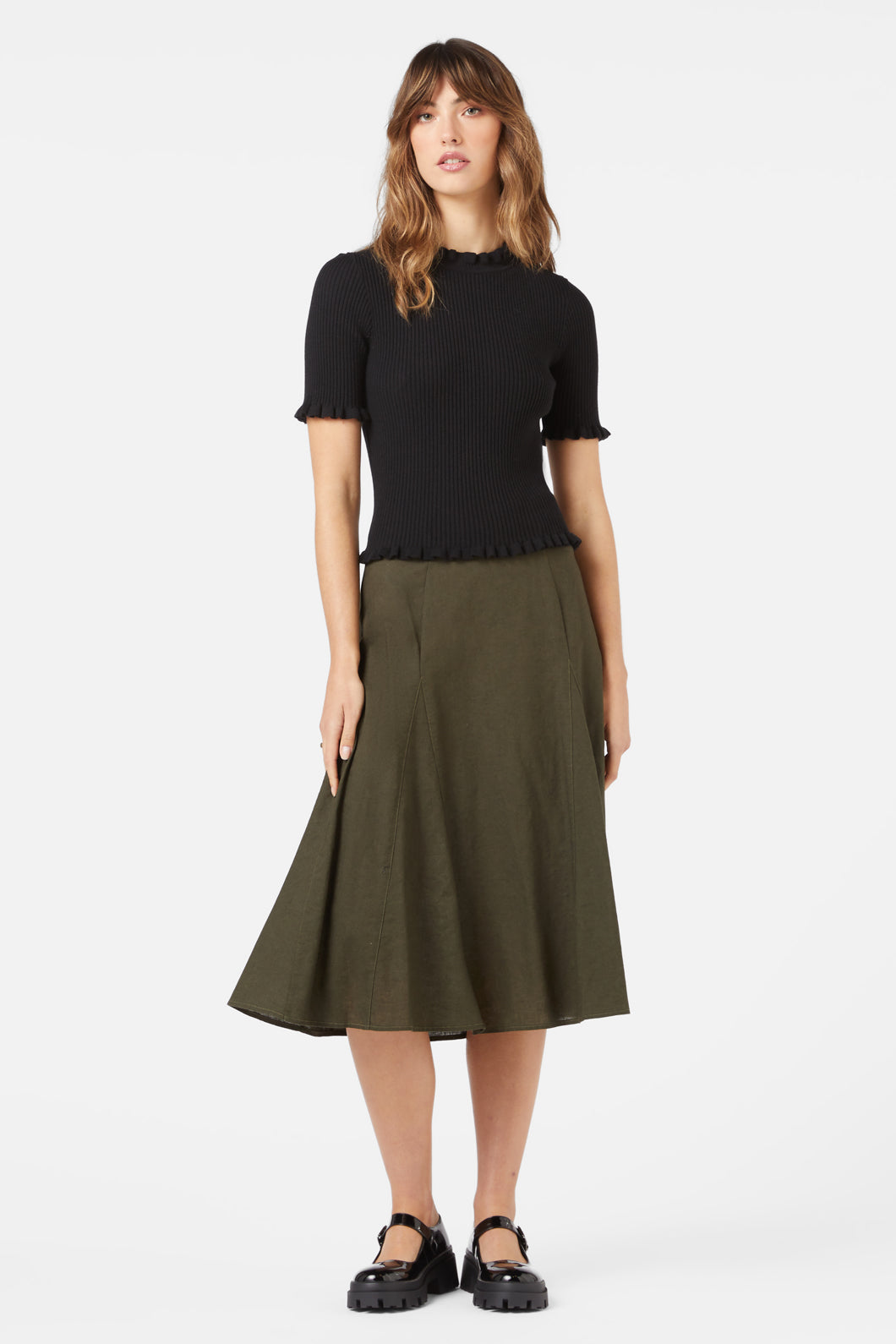 Princess Highway - Sabine Knit Top - black