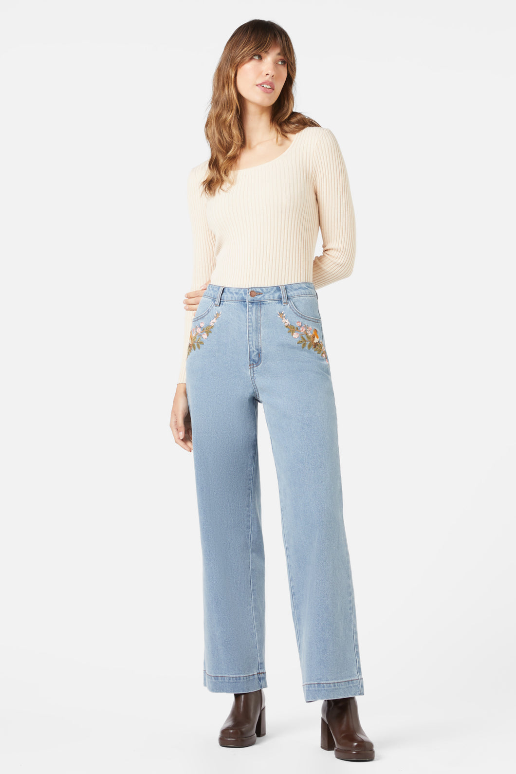 Princess Highway - Arietta Knit Top - cream