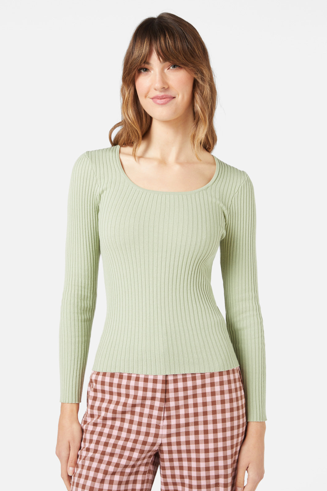 Princess Highway - Arietta Knit Top - soft-green