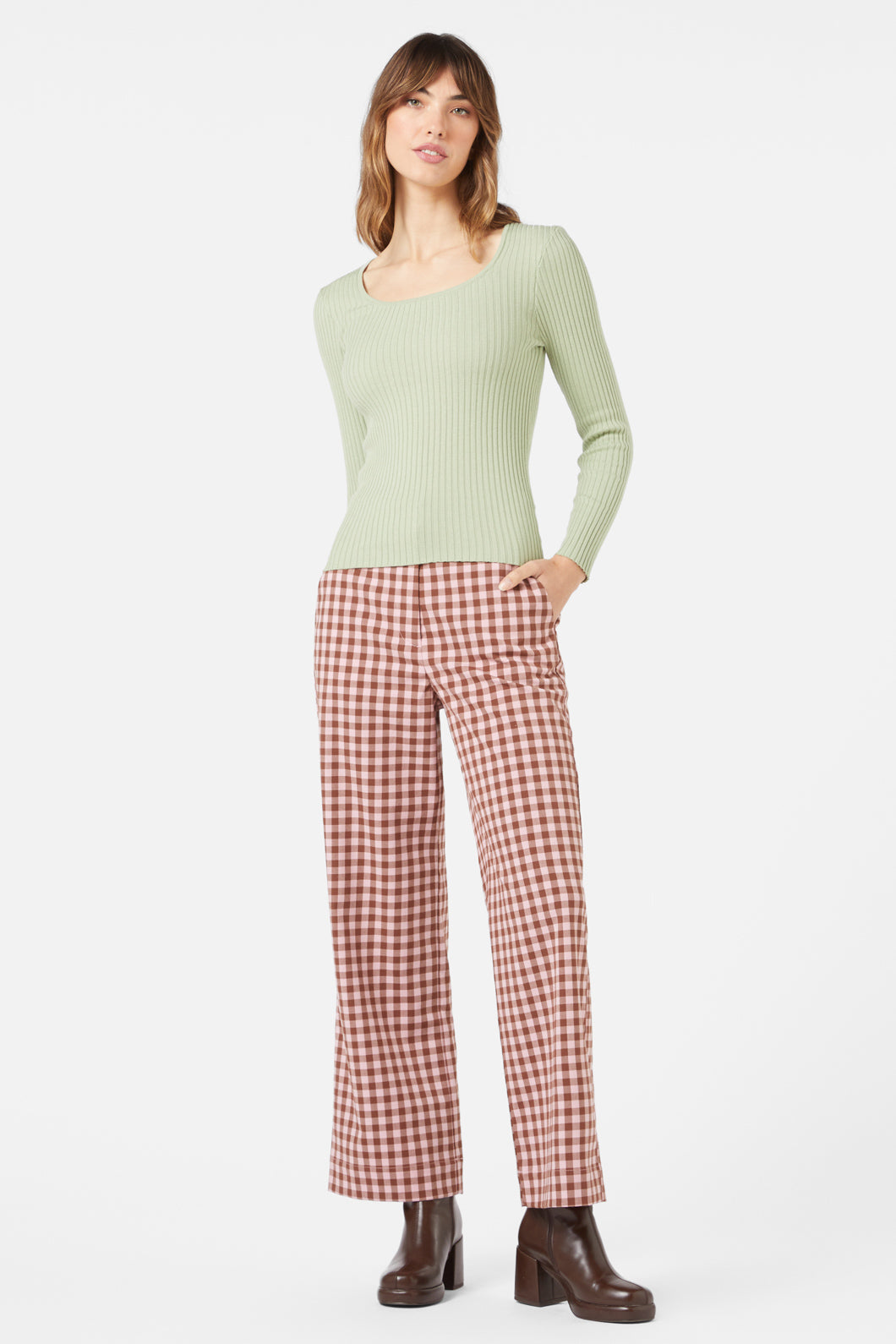 Princess Highway - Arietta Knit Top - soft-green