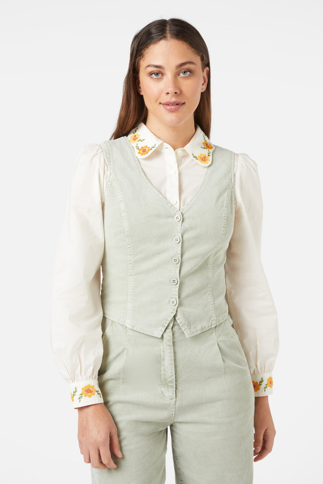 Princess Highway - Joanie Vest - sage