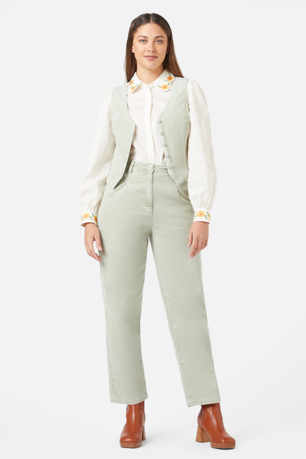 Princess Highway - Joanie Vest - sage