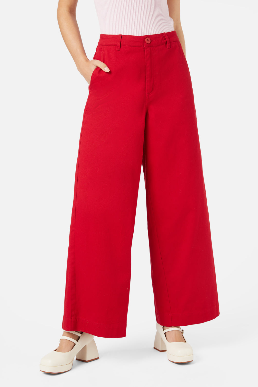 Princess Highway - Paris Pant - red