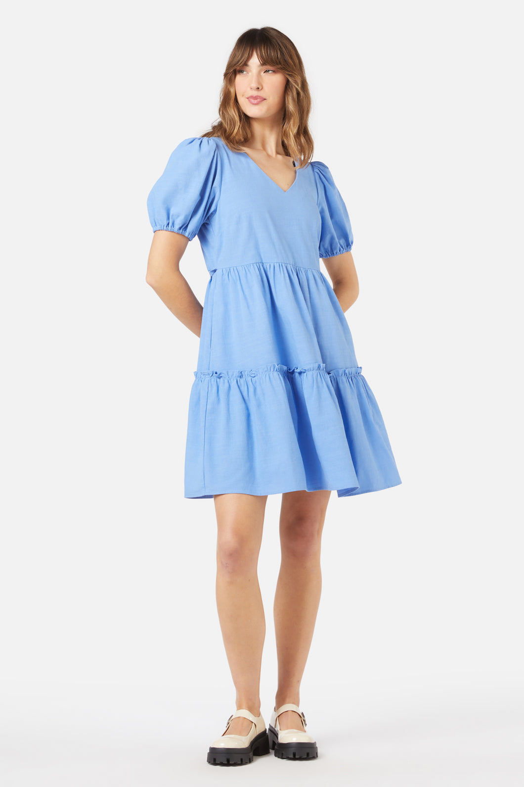 Princess Highway - Becky Mini Dress - cornflower-blue