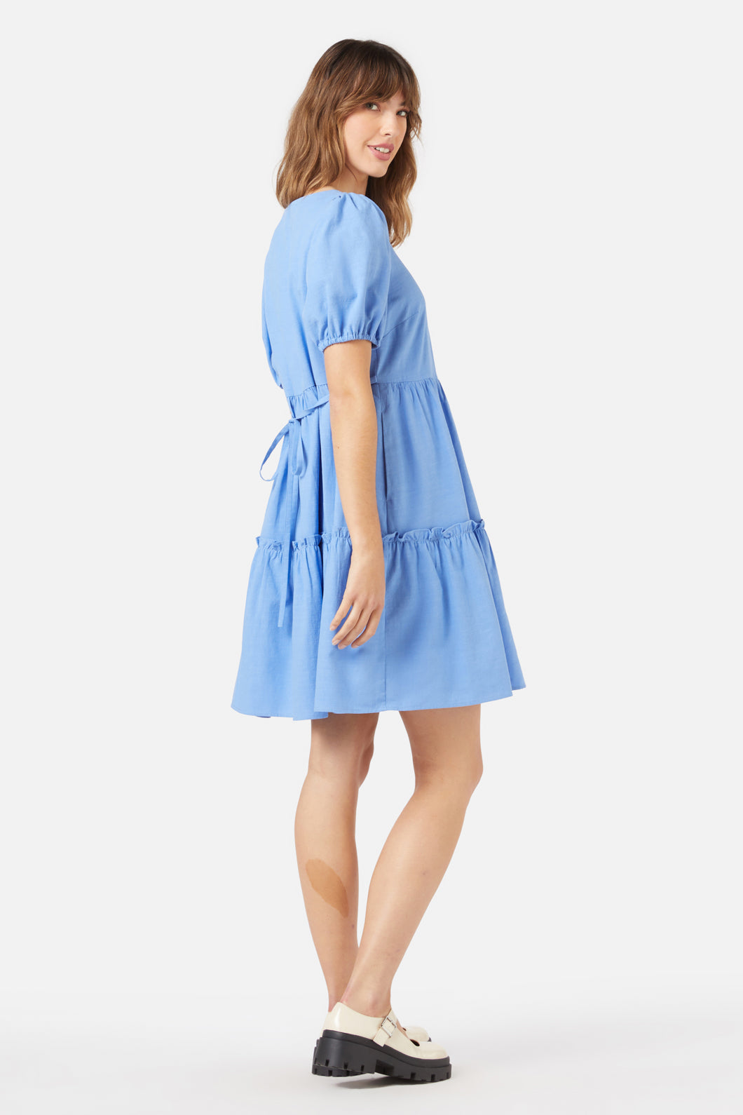 Princess Highway - Becky Mini Dress - cornflower-blue