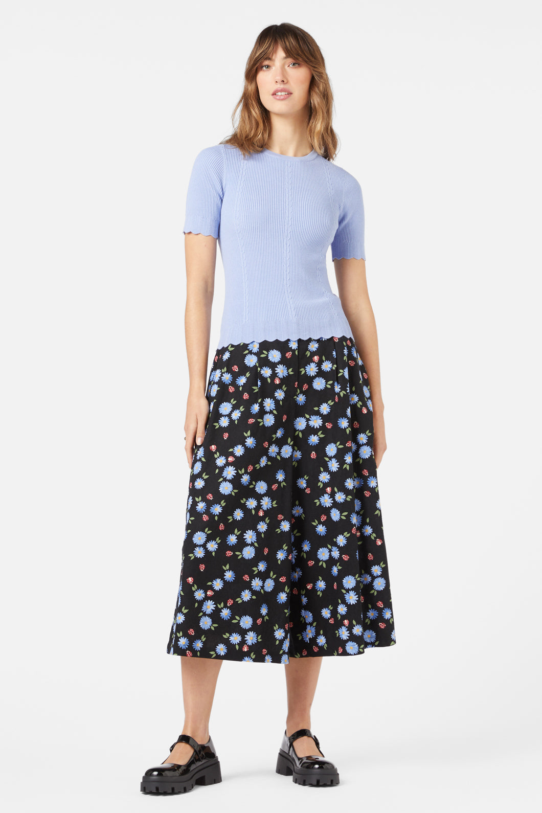 Princess Highway - Zoe Knit Top - blue