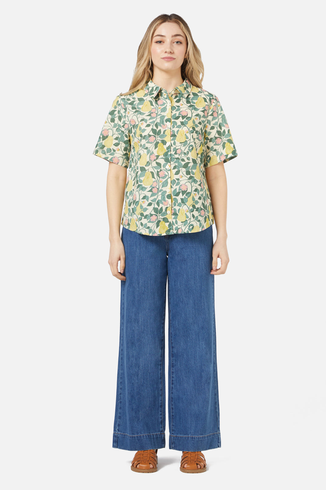 Princess Highway - Pear Vine Shirt - cream