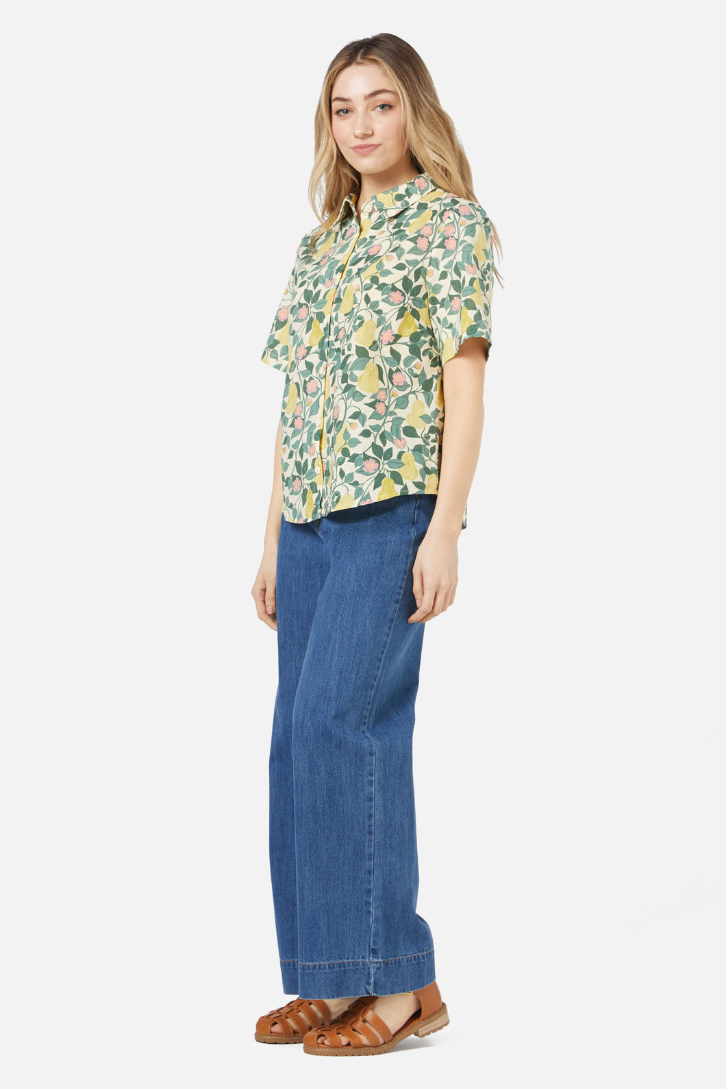 Princess Highway - Pear Vine Shirt - cream