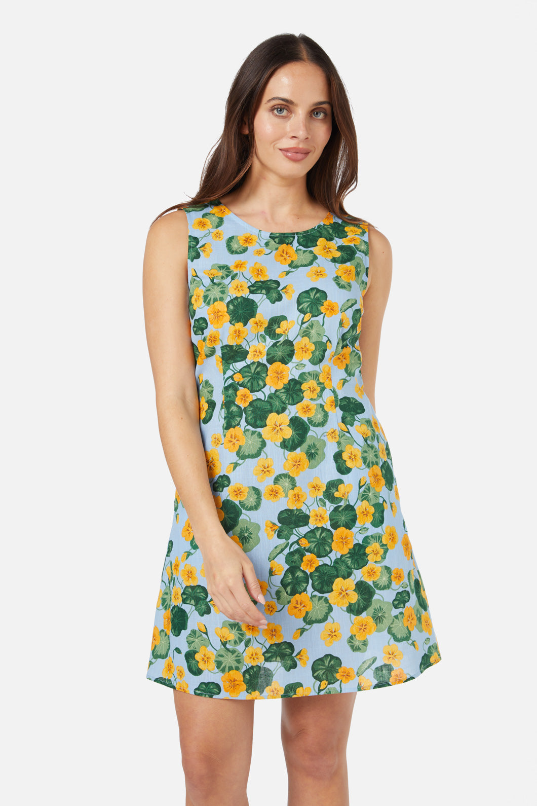 Princess Highway - Nasturtium Mini Dress - blue