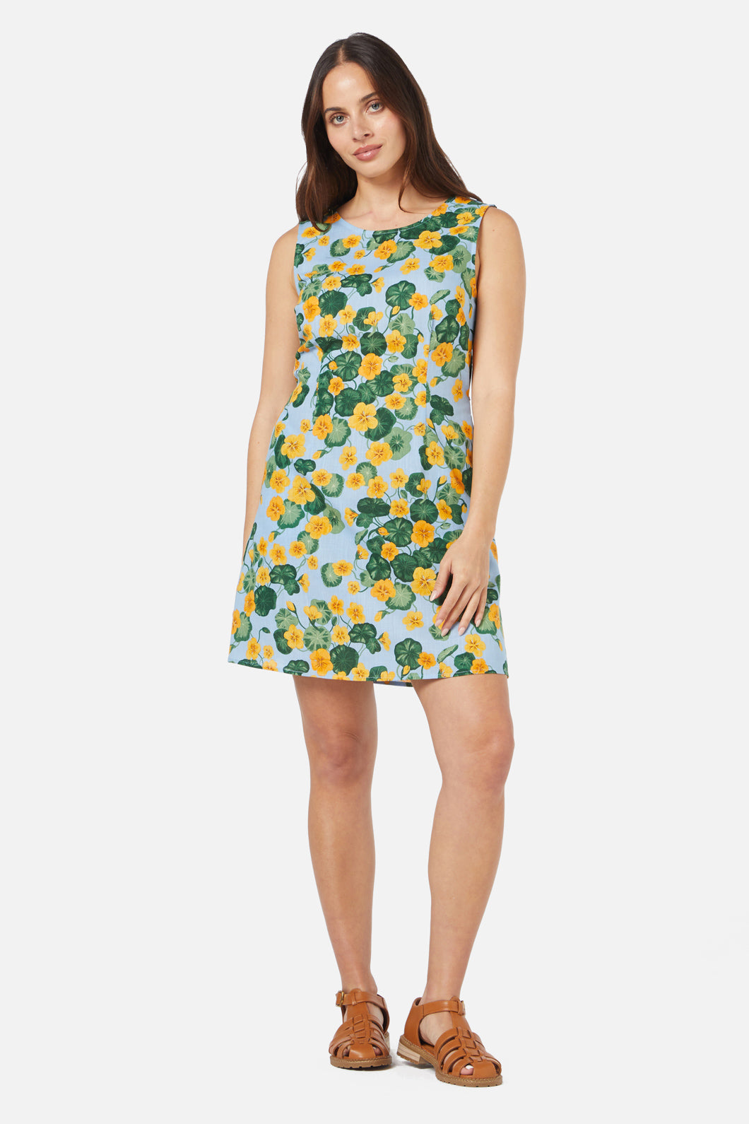 Princess Highway - Nasturtium Mini Dress - blue