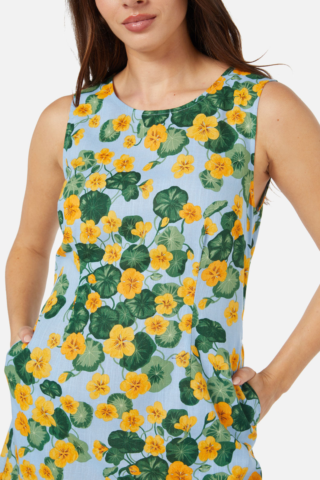 Princess Highway - Nasturtium Mini Dress - blue