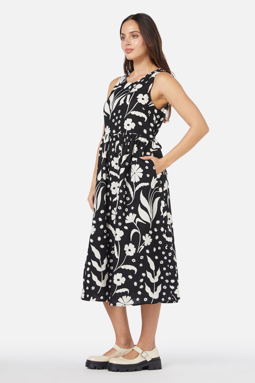 Princess Highway - Irene Midi Dress - black