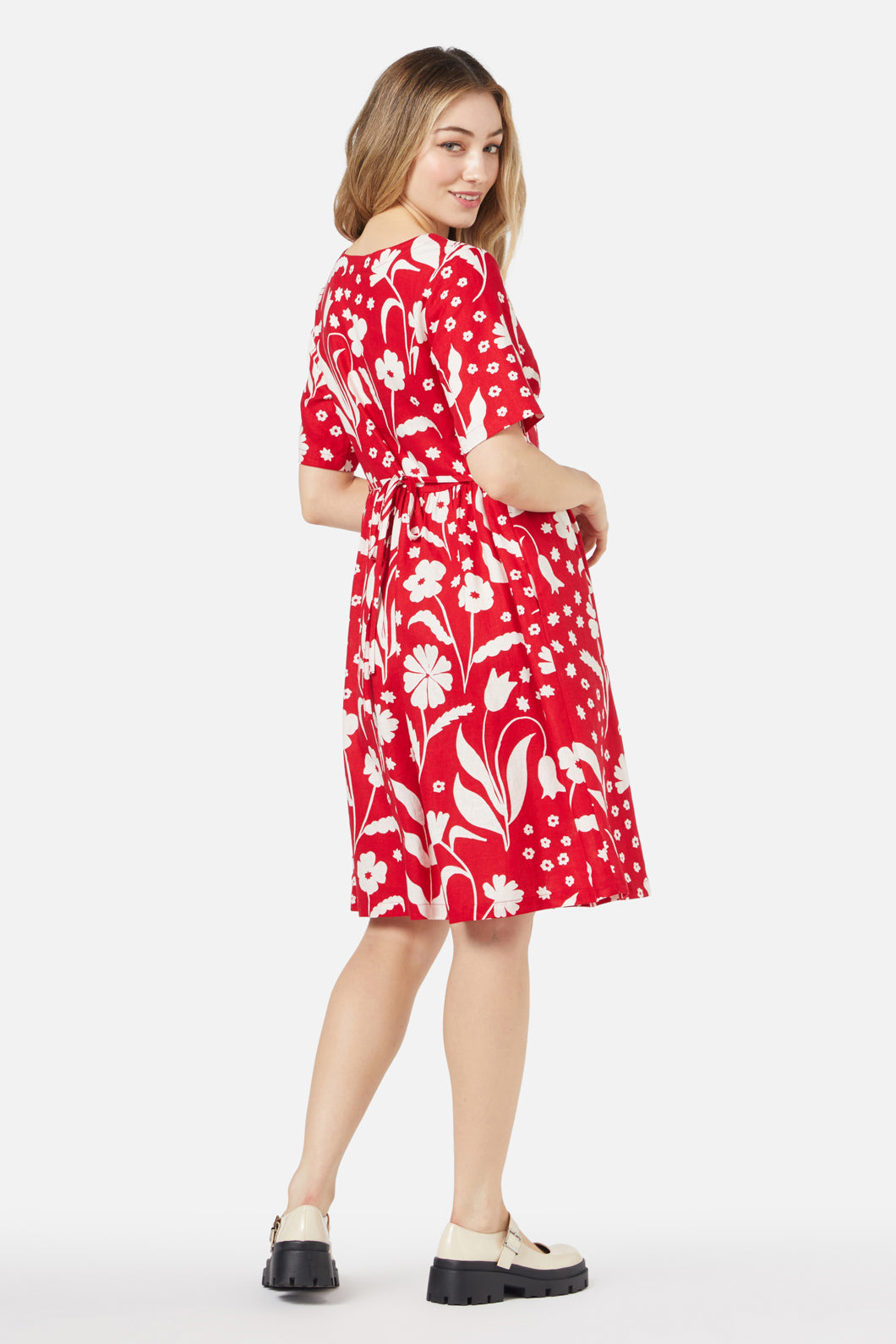 Princess Highway - Irene Smock Dress - cherry