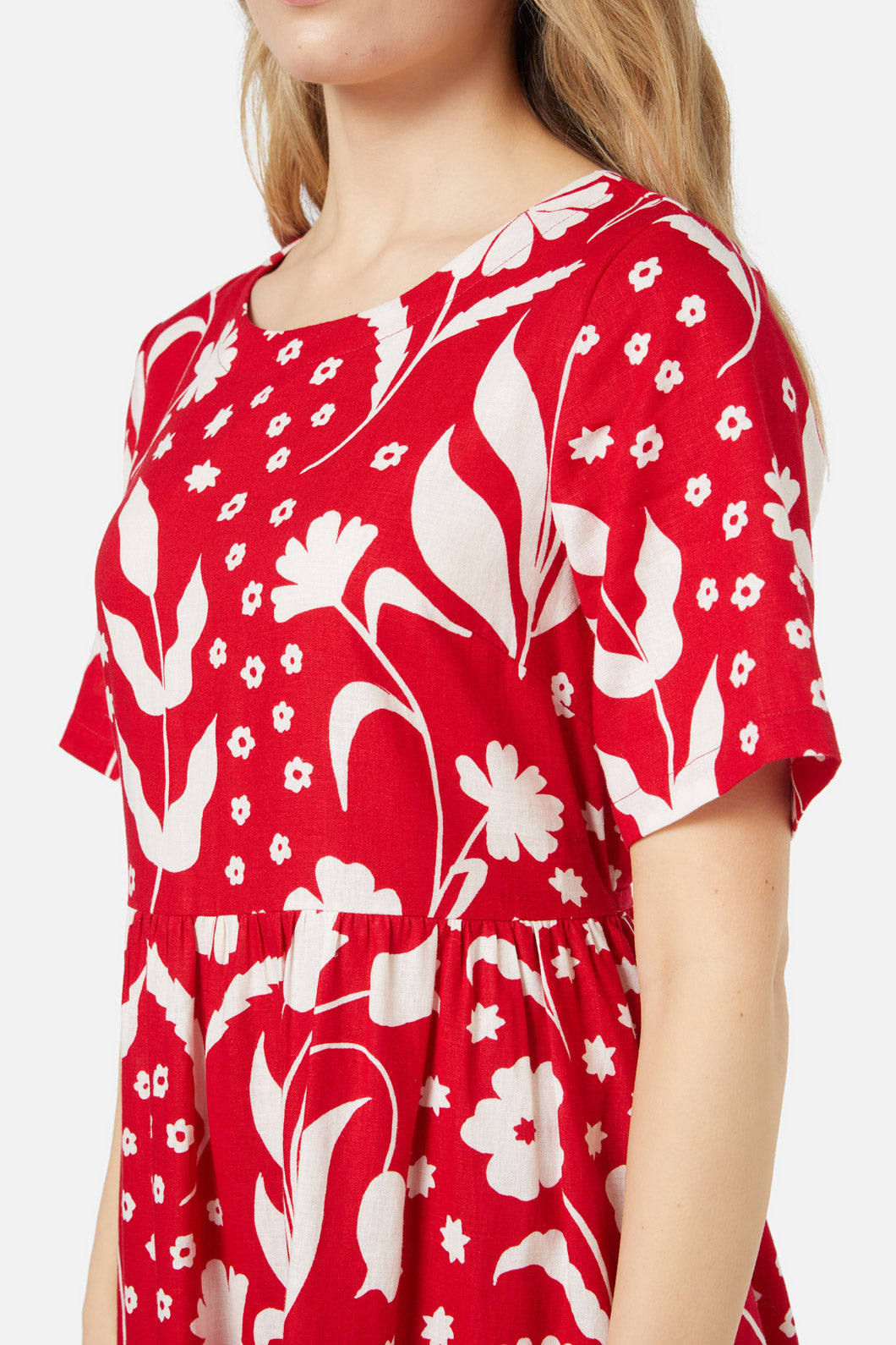 Princess Highway - Irene Smock Dress - cherry