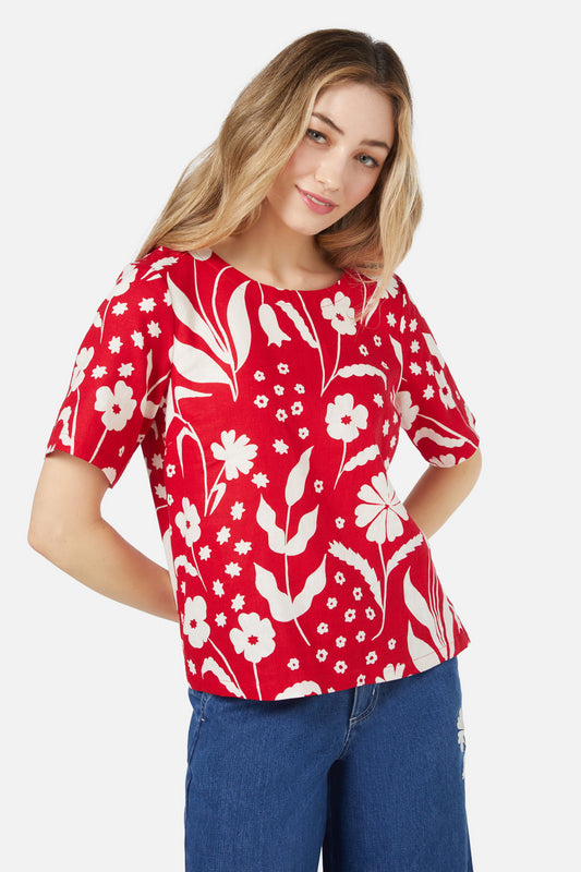 Princess Highway - Irene Top - cherry