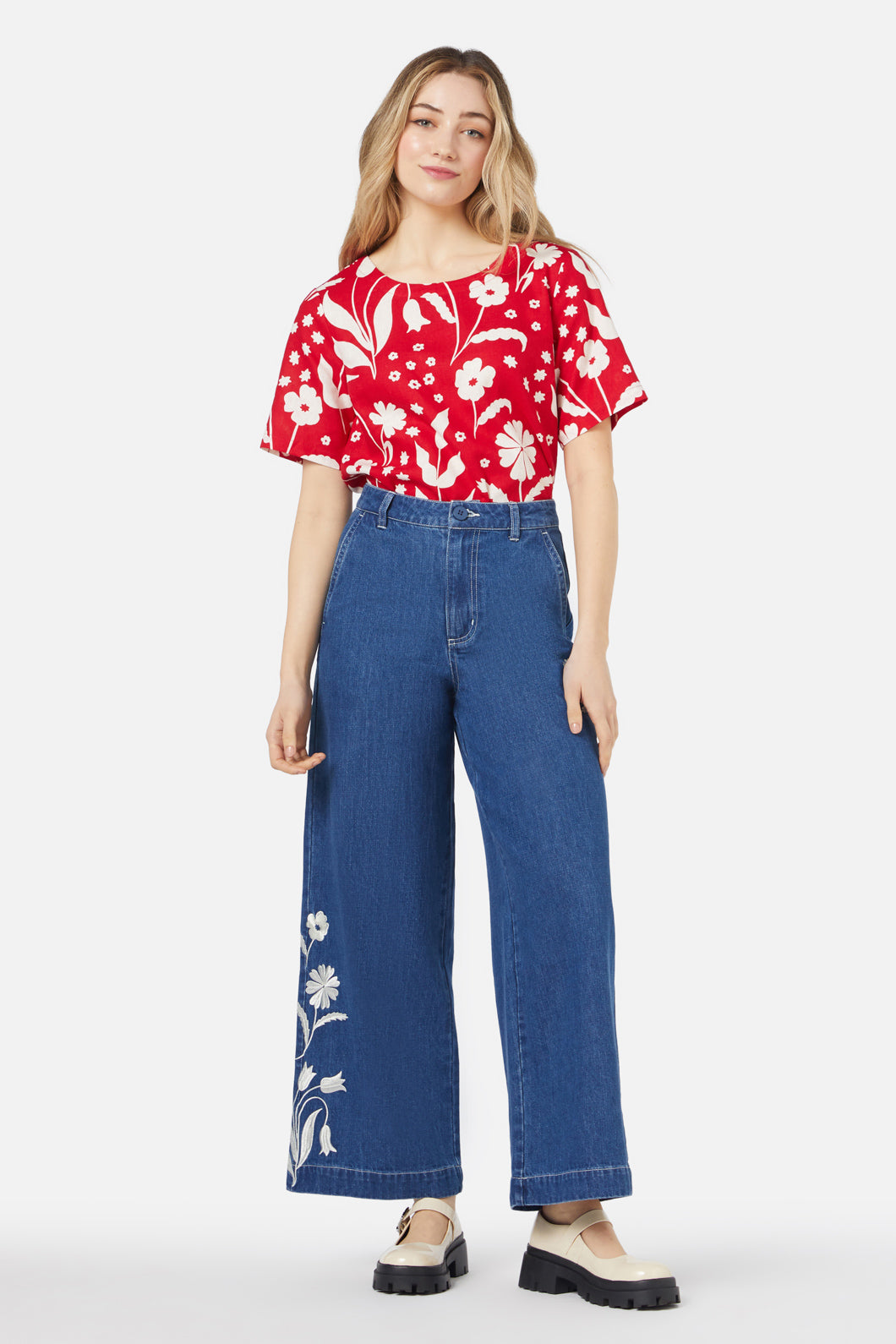 Princess Highway - Irene Top - cherry