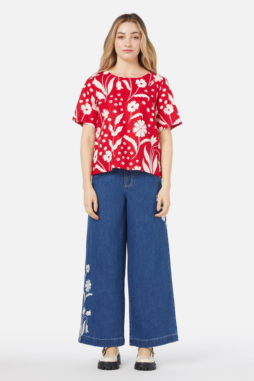 Princess Highway - Irene Top - cherry