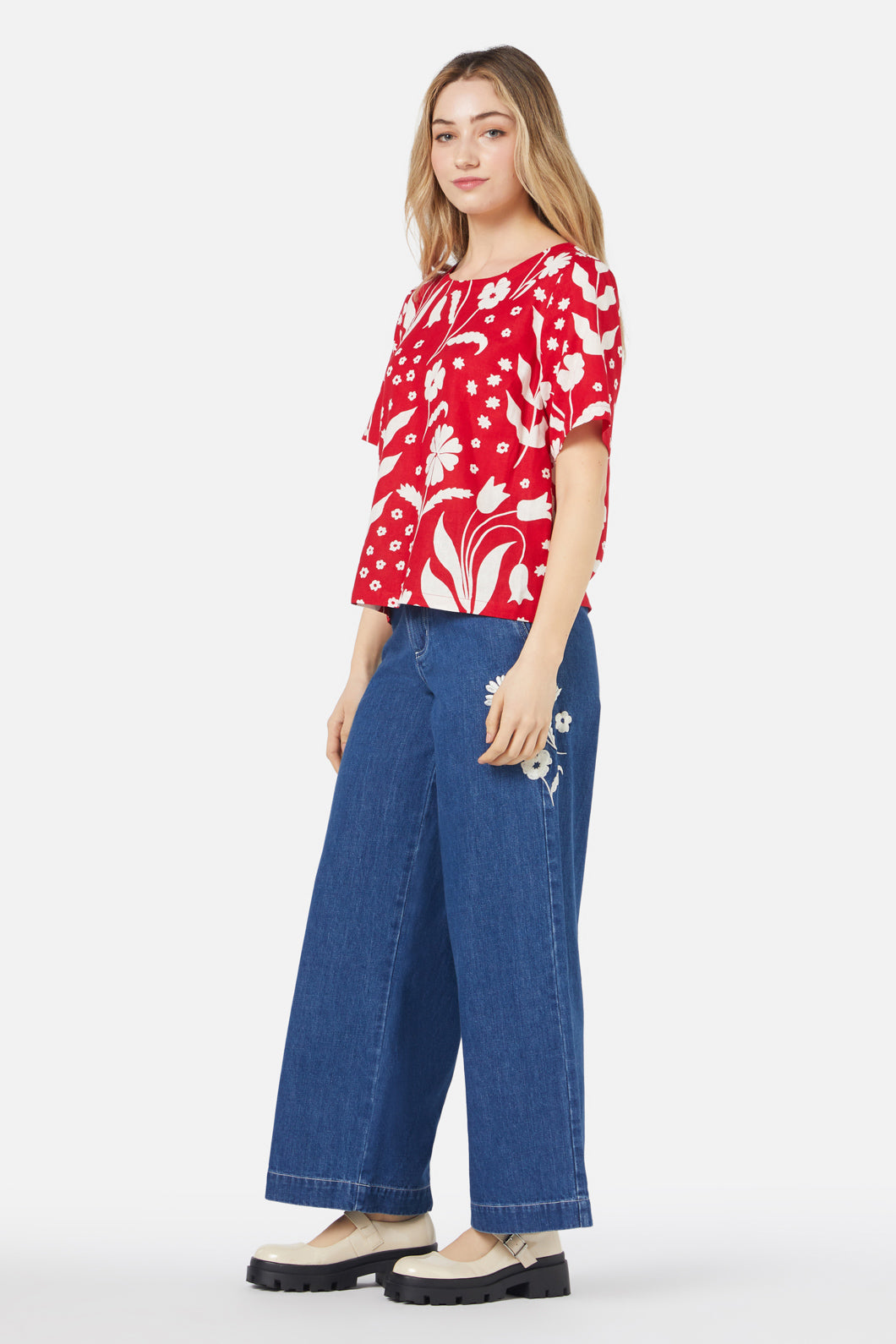 Princess Highway - Irene Top - cherry