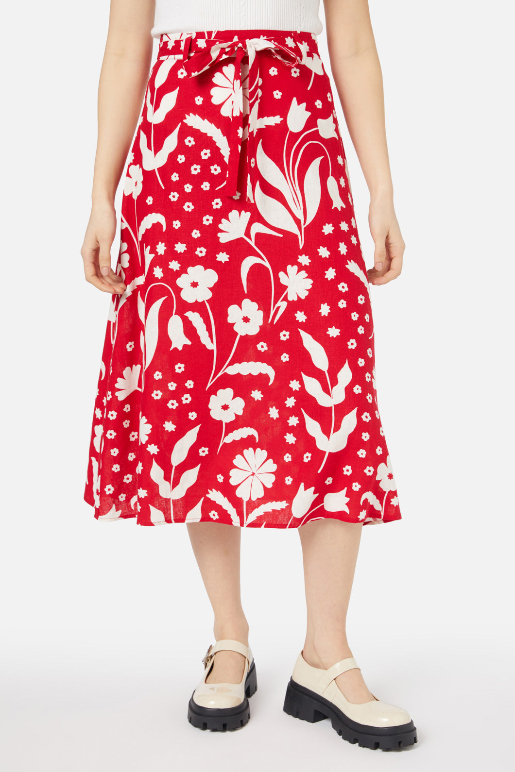 Princess Highway - Irene Skirt - cherry