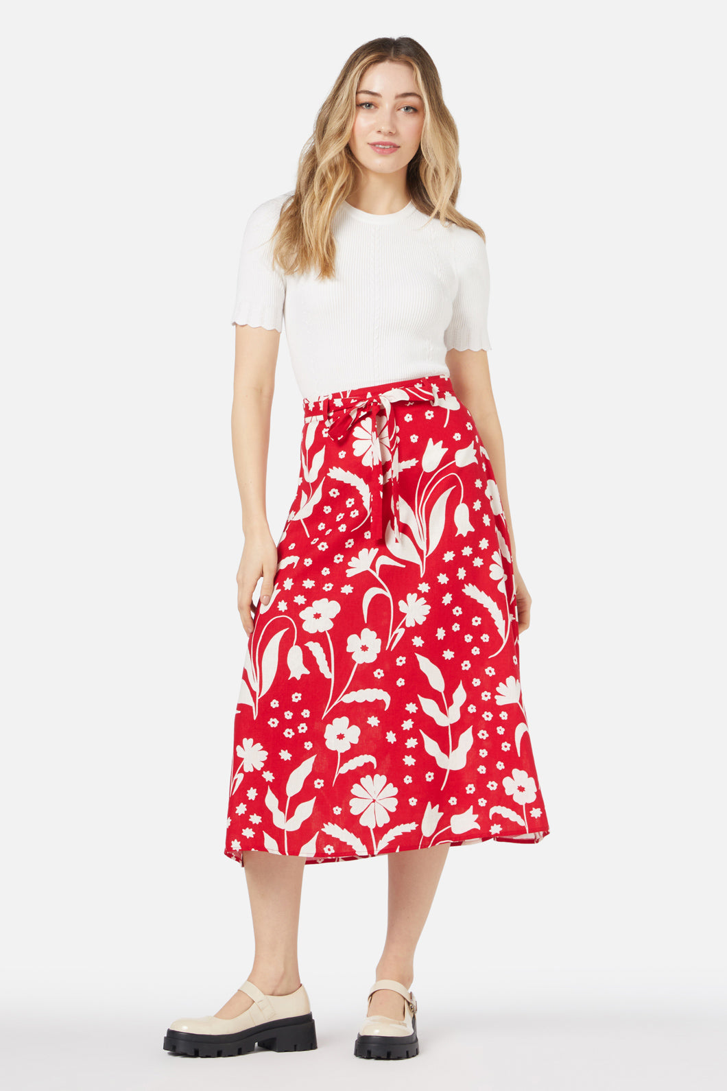 Princess Highway - Irene Skirt - cherry