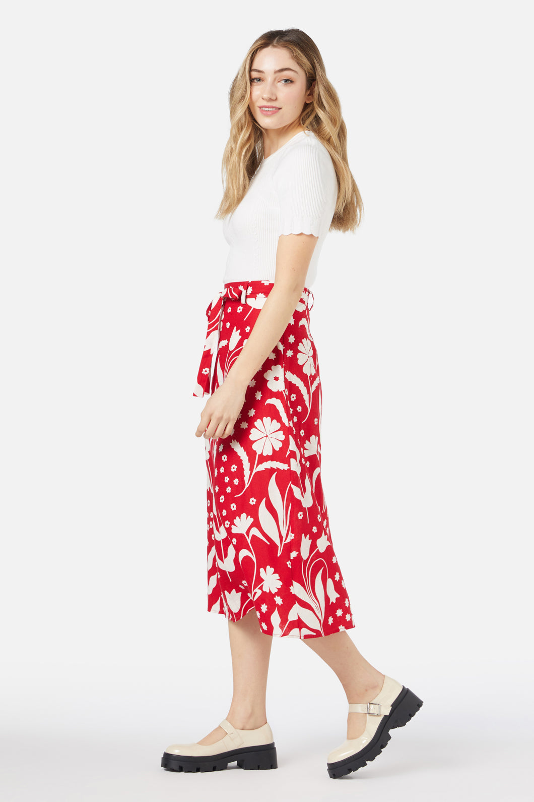 Princess Highway - Irene Skirt - cherry