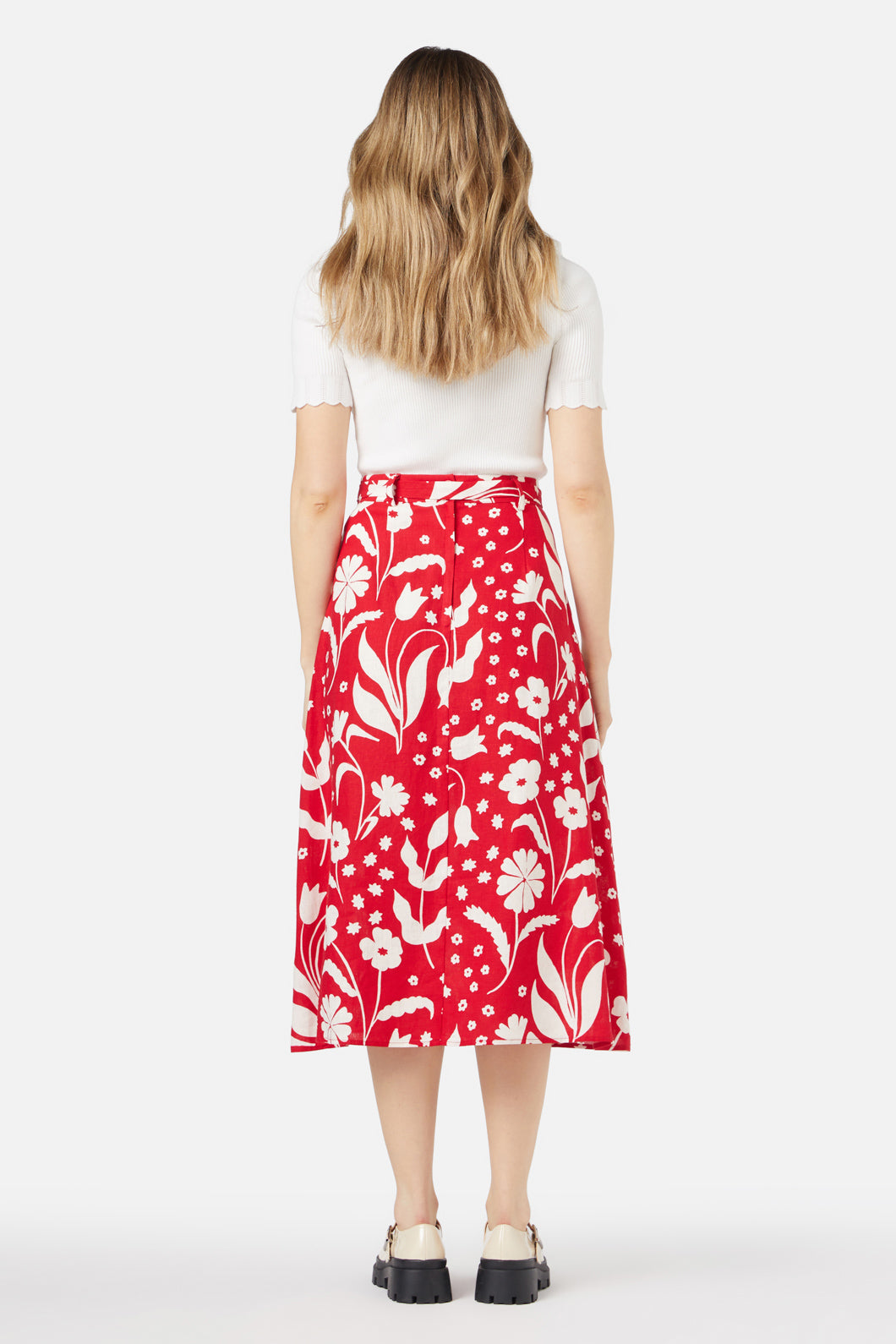 Princess Highway - Irene Skirt - cherry