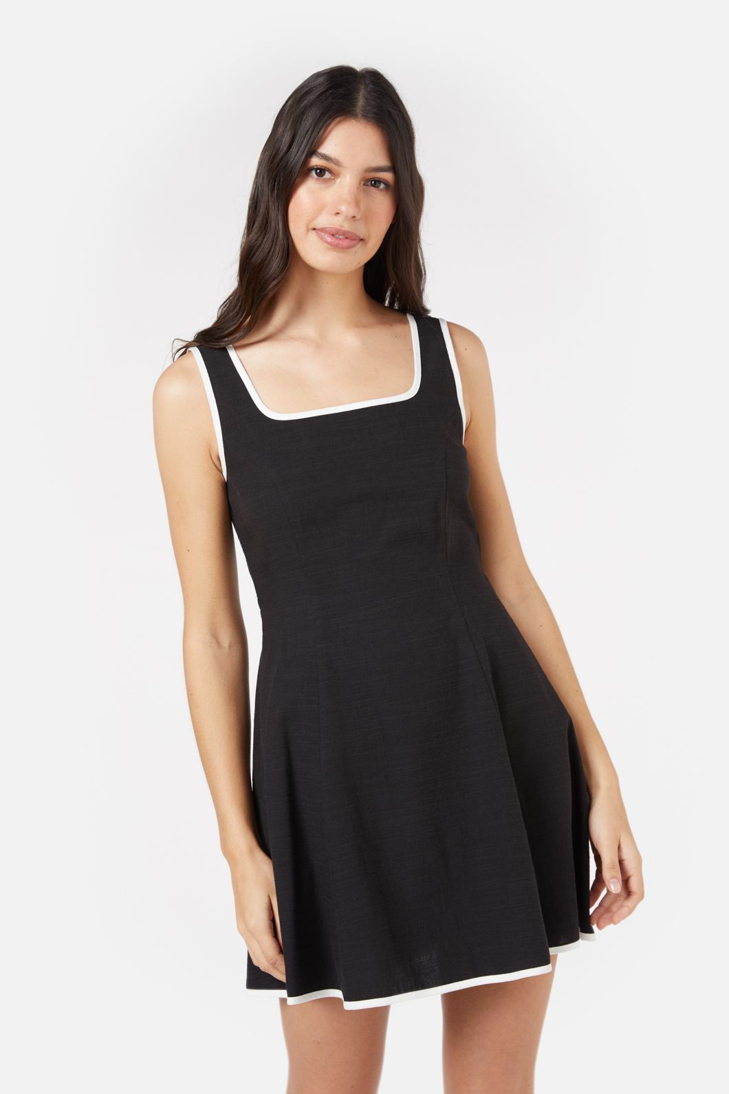 Princess Highway - Allie Contrast Dress - black