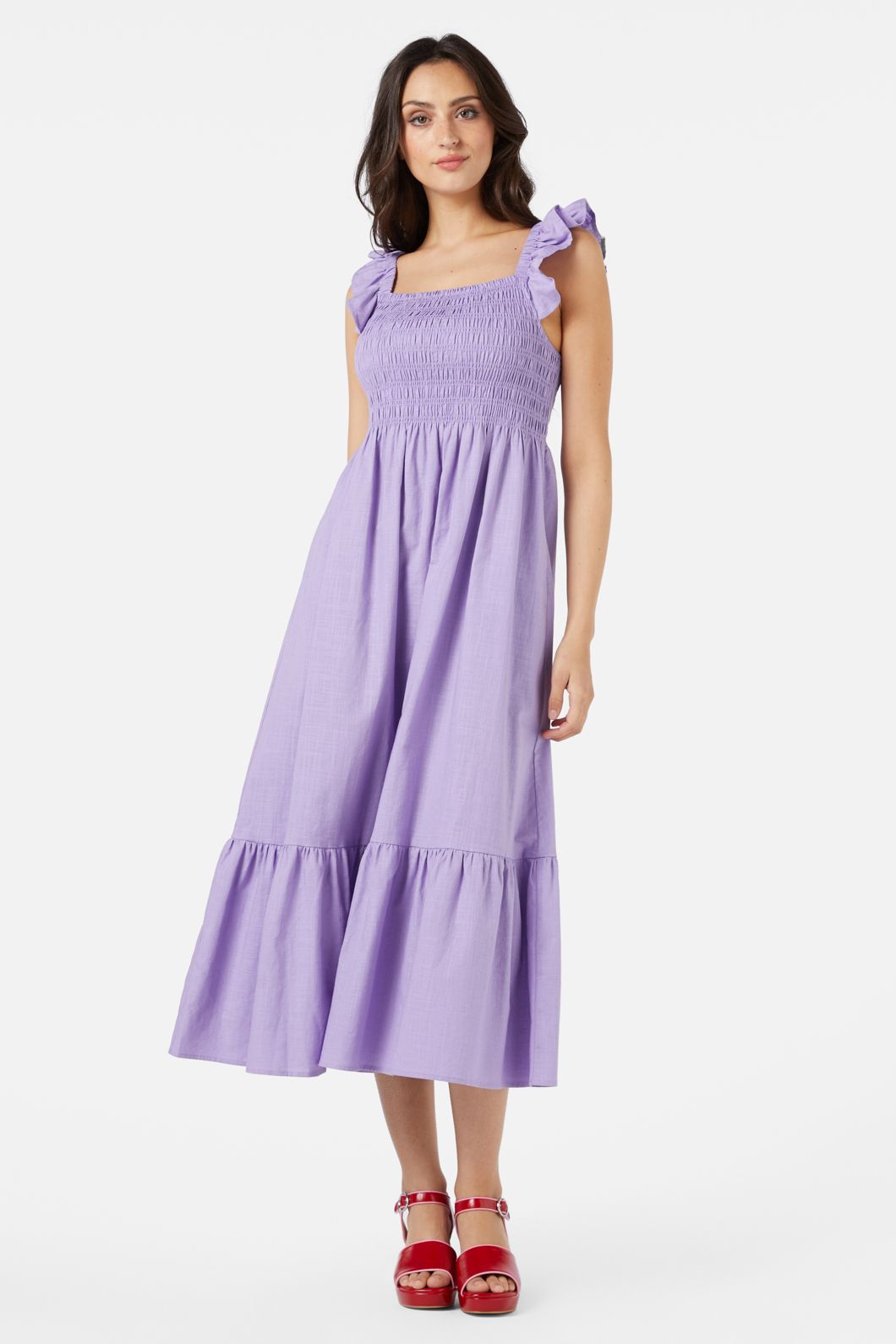 Princess Highway - Carson Midi Dress - lavender