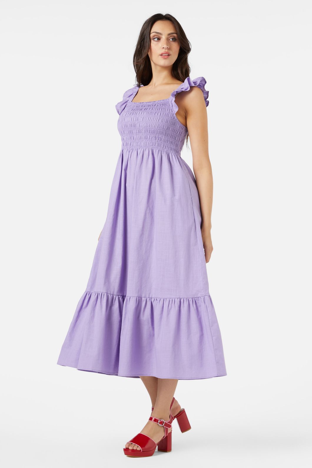 Princess Highway - Carson Midi Dress - lavender
