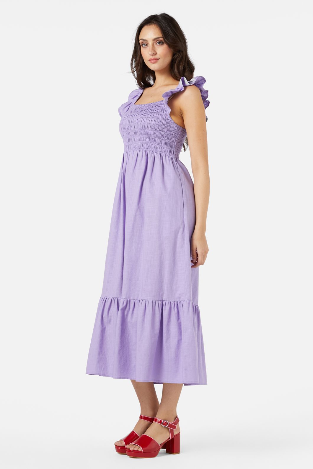 Princess Highway - Carson Midi Dress - lavender