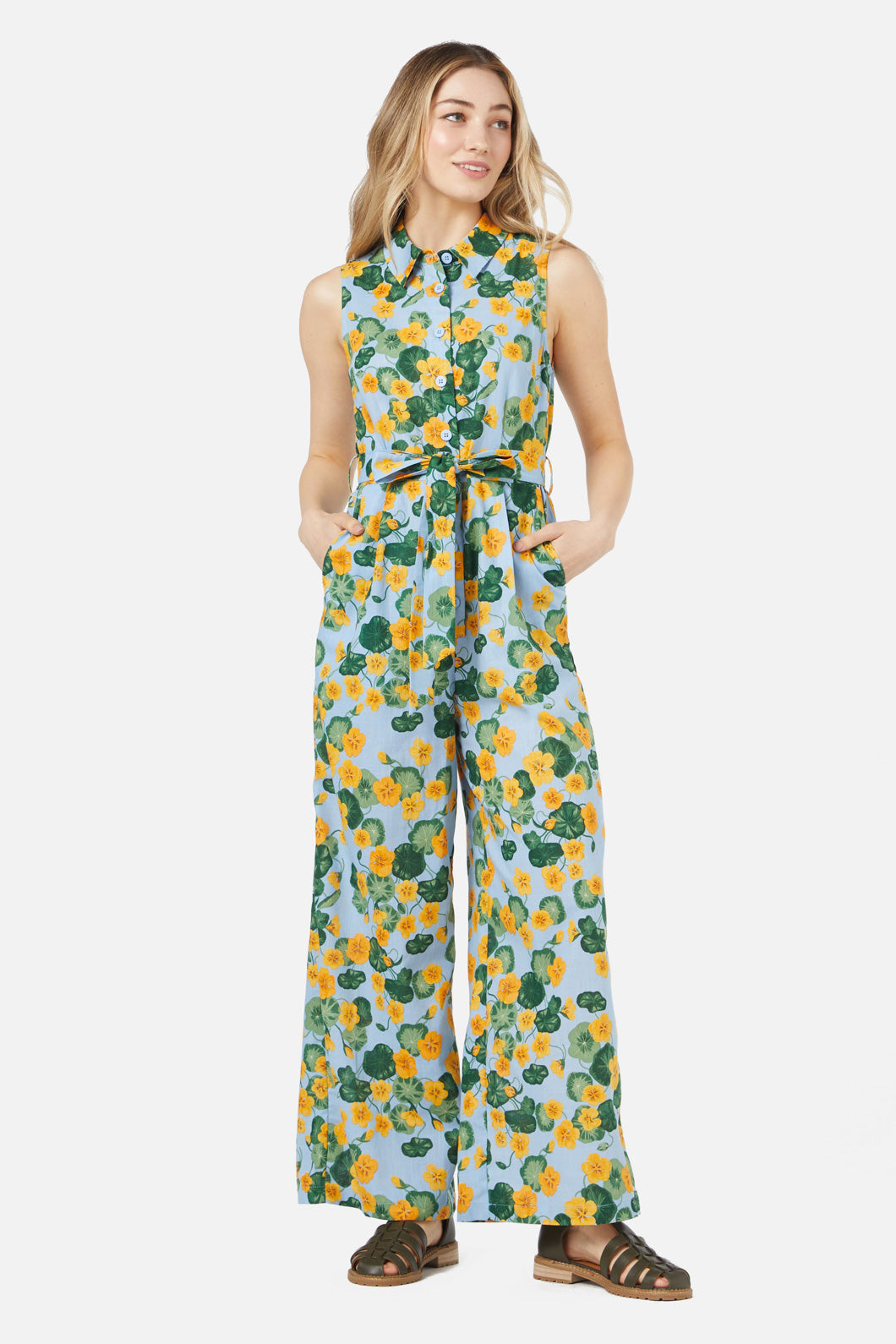 Princess Highway - Nasturtium Jumpsuit - blue