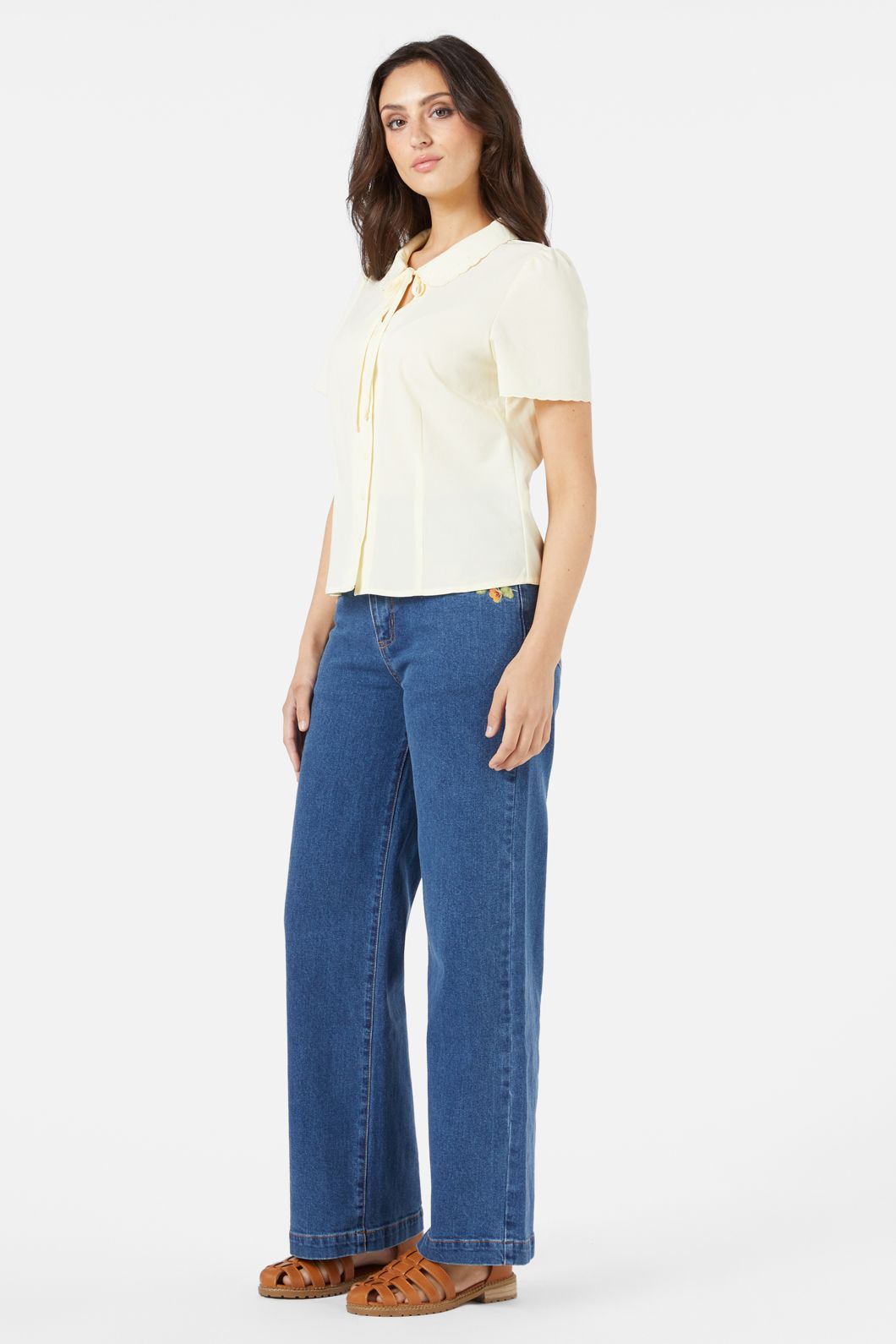 Princess Highway - Josephine Blouse - lemon