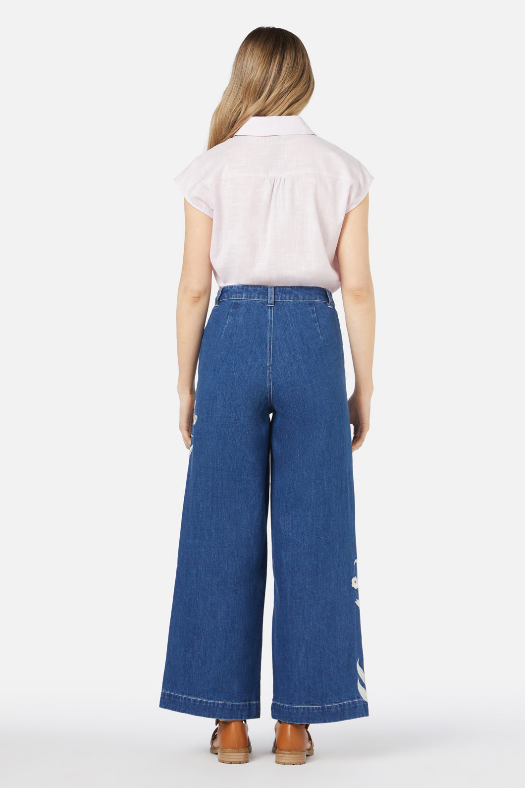 Princess Highway - Irene Emb Jean - mid-denim