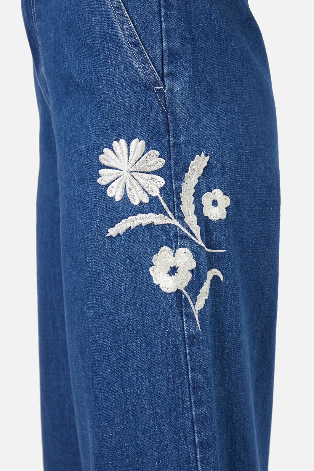 Princess Highway - Irene Emb Jean - mid-denim