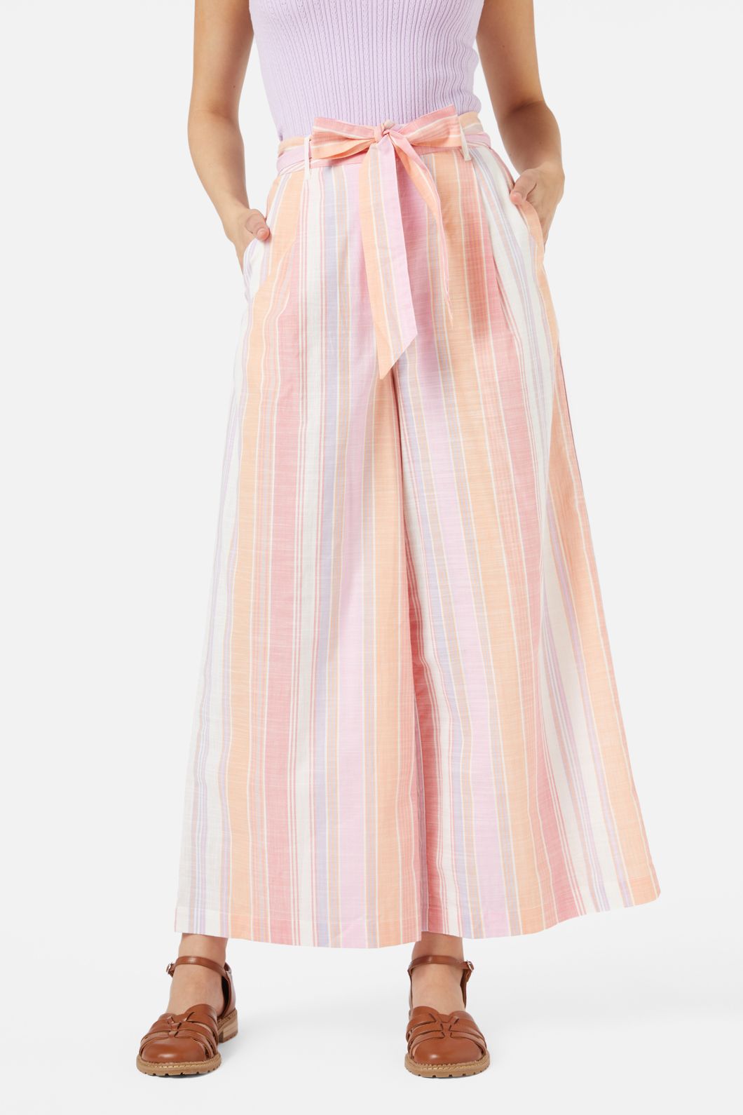 Princess Highway - Lyvia Stripe Pant - melon
