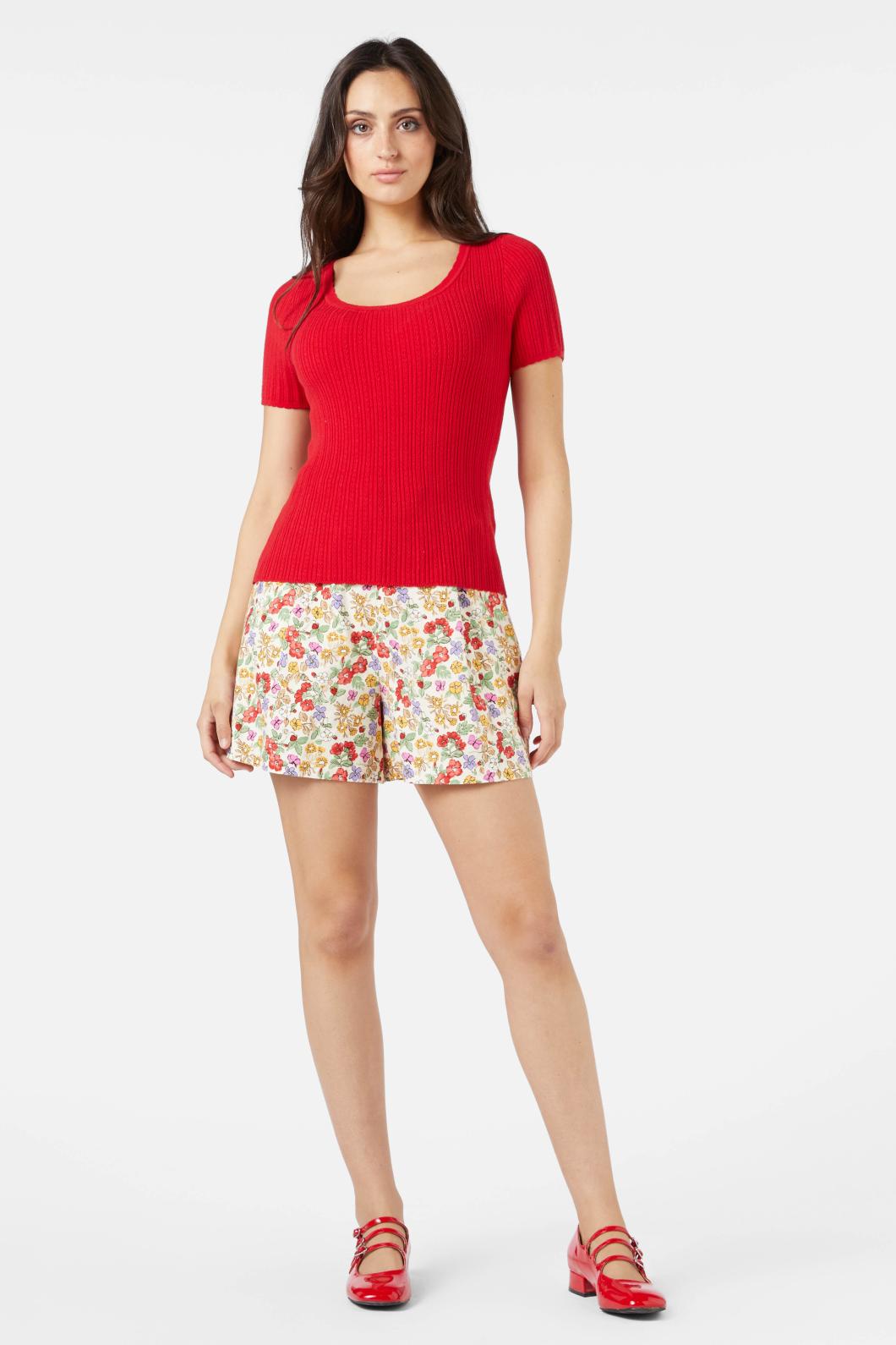 Princess Highway - Pia Knit Top - red